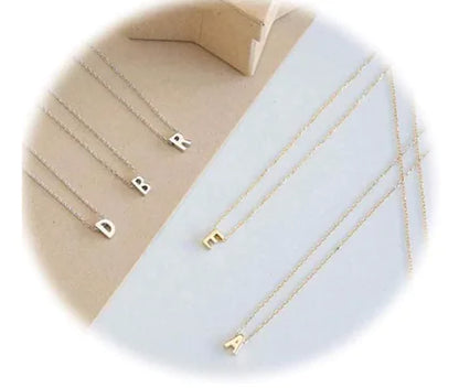 Initial Pendant Charms Necklace